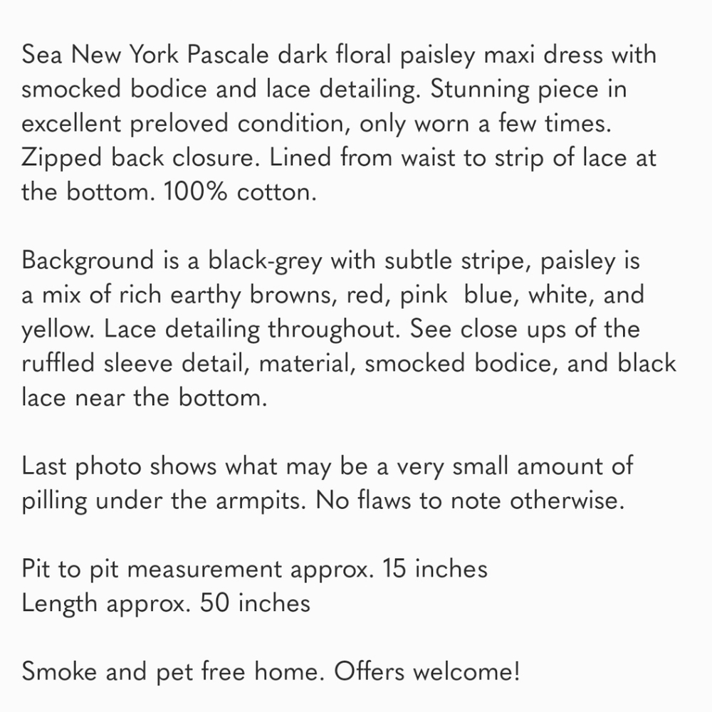 Sea New York smocked maxi dress - Picture 6 of 6